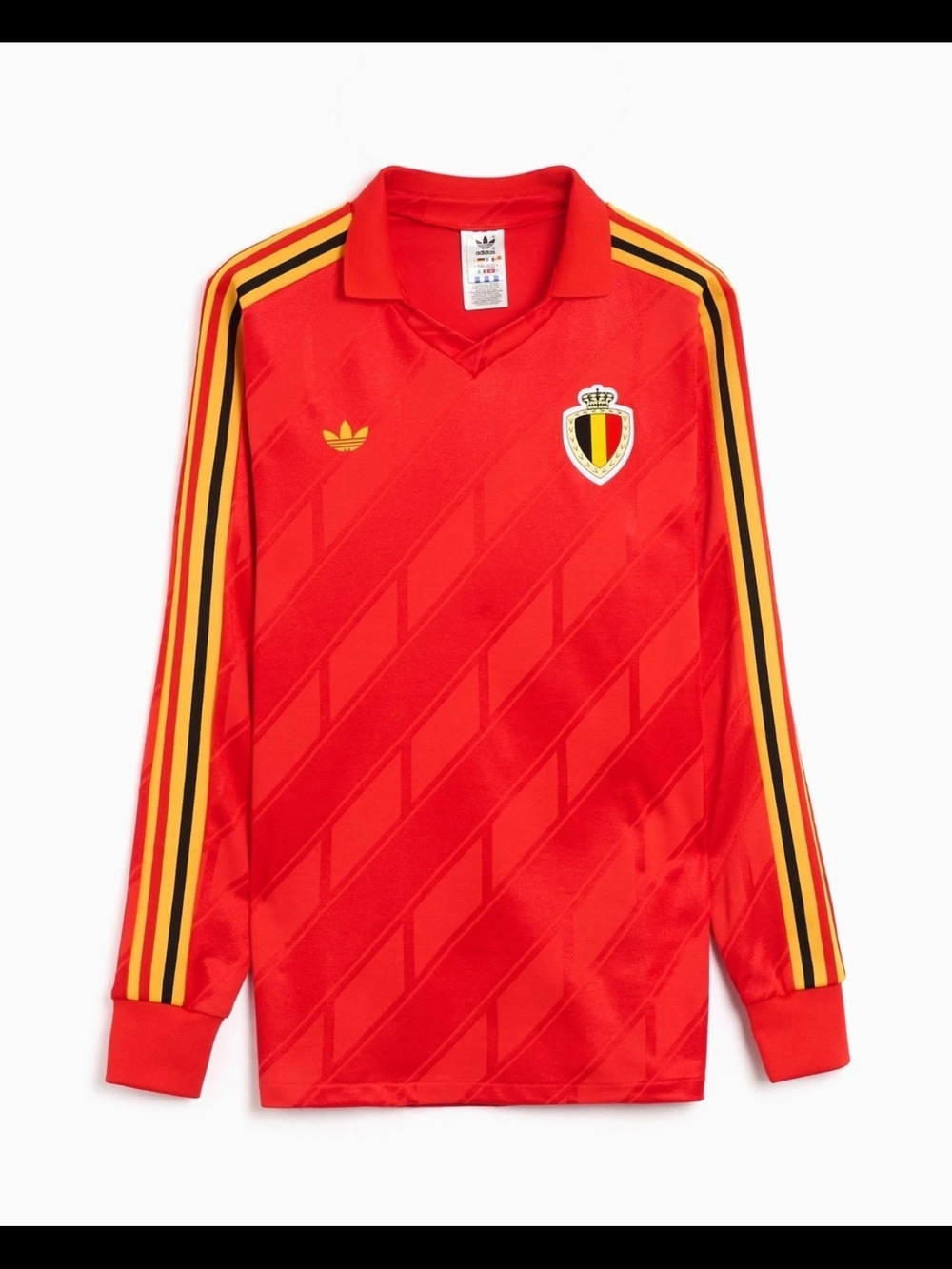 Adidas, Adult Belgium 1986 Bringback Home Jersey, Size L, NWT World Cup Soccer